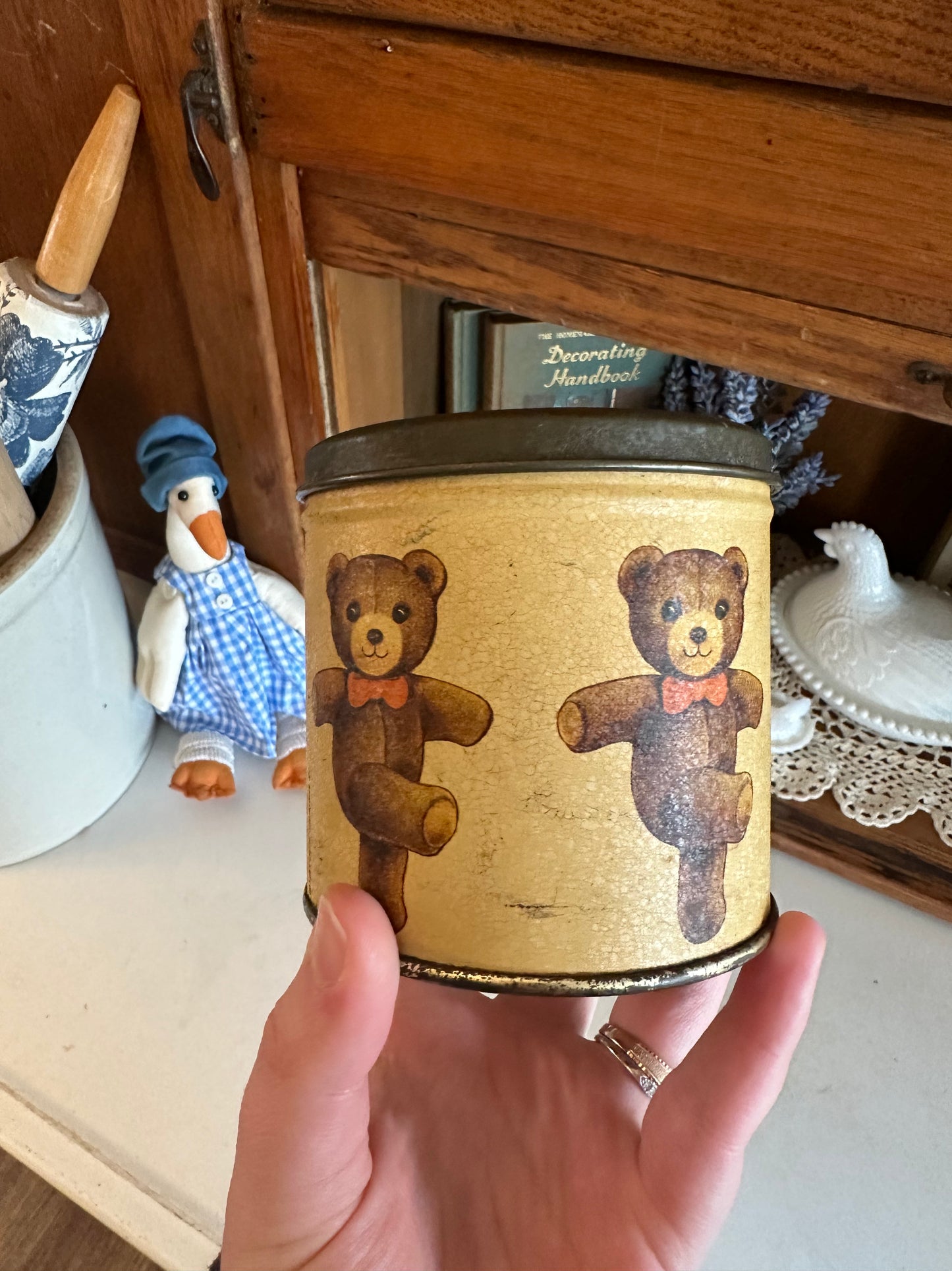 Vintage Teddy Bear Tin