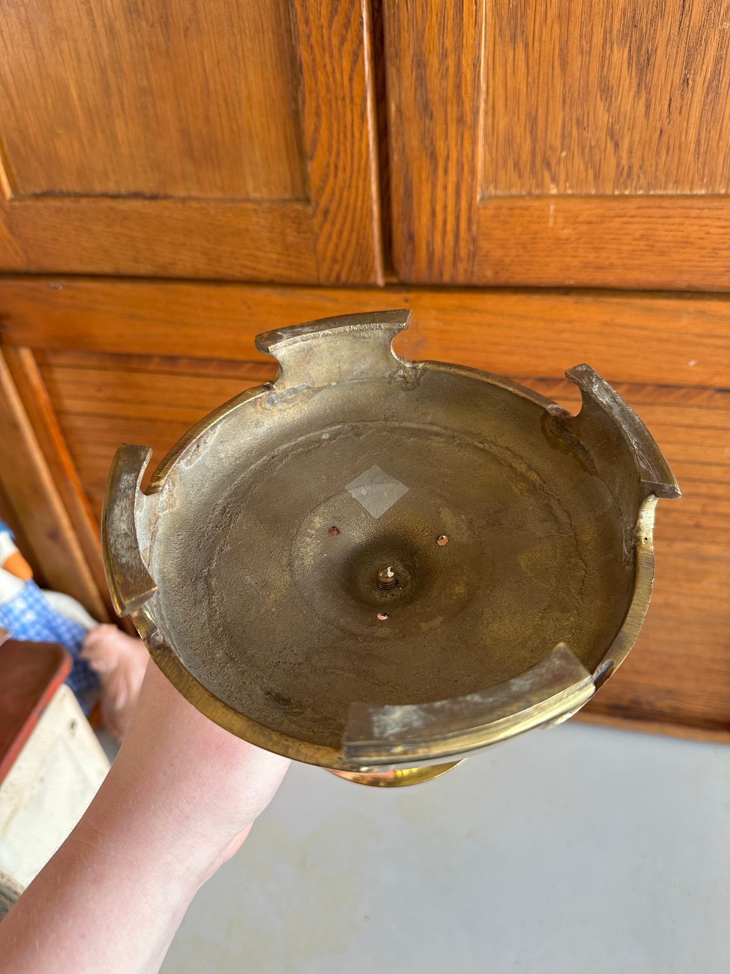 Vintage Brass Salvage Piece - Riser