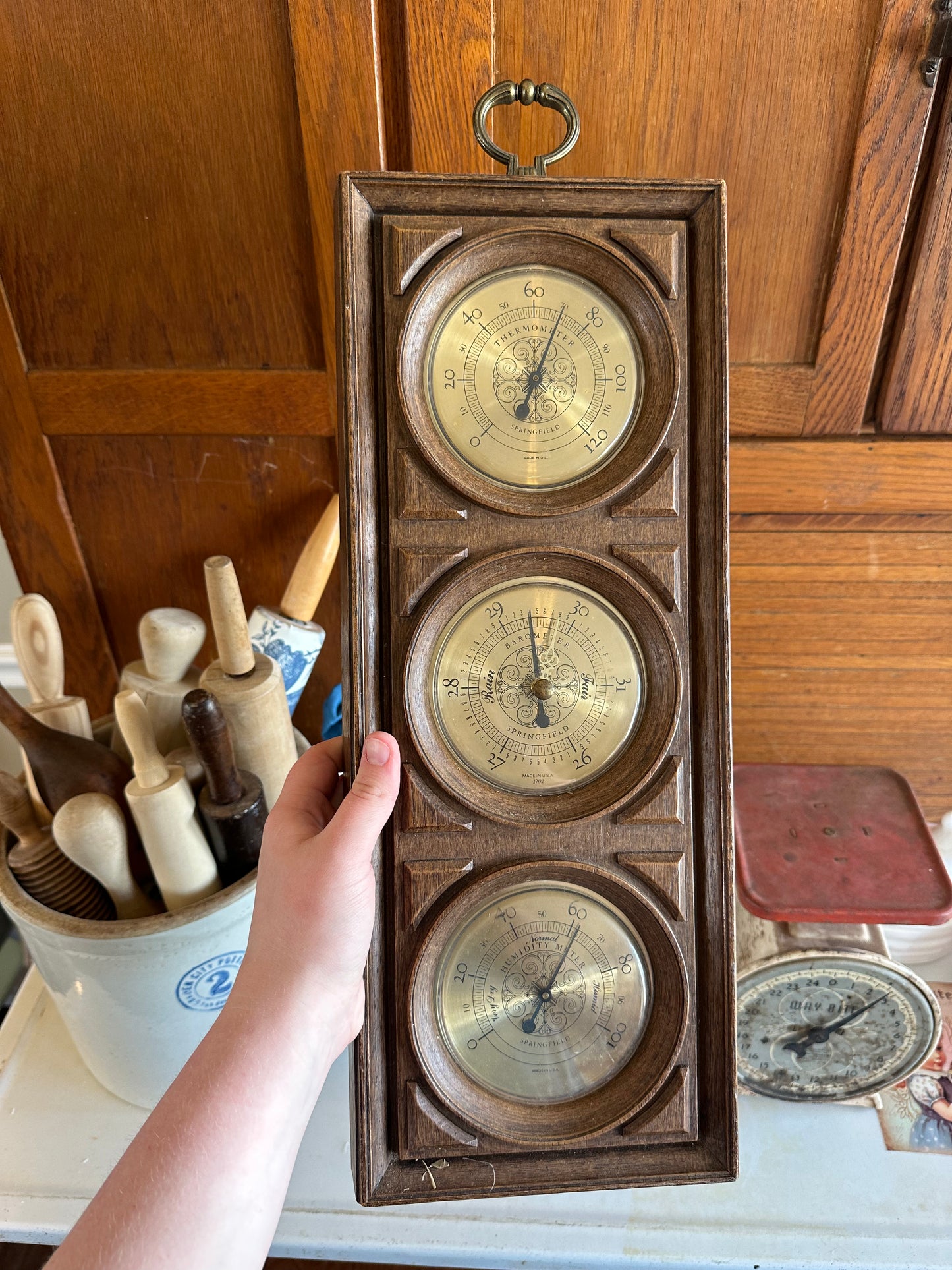 Vintage Weather Station