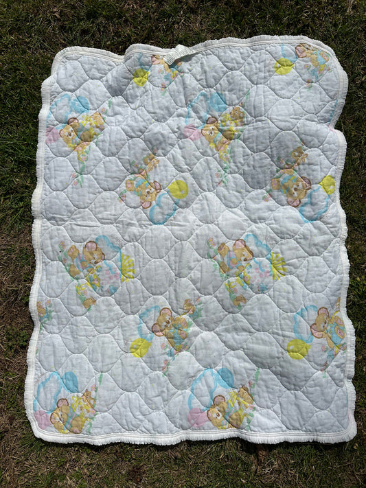 Vintage Kirby Koala Crib Quilt