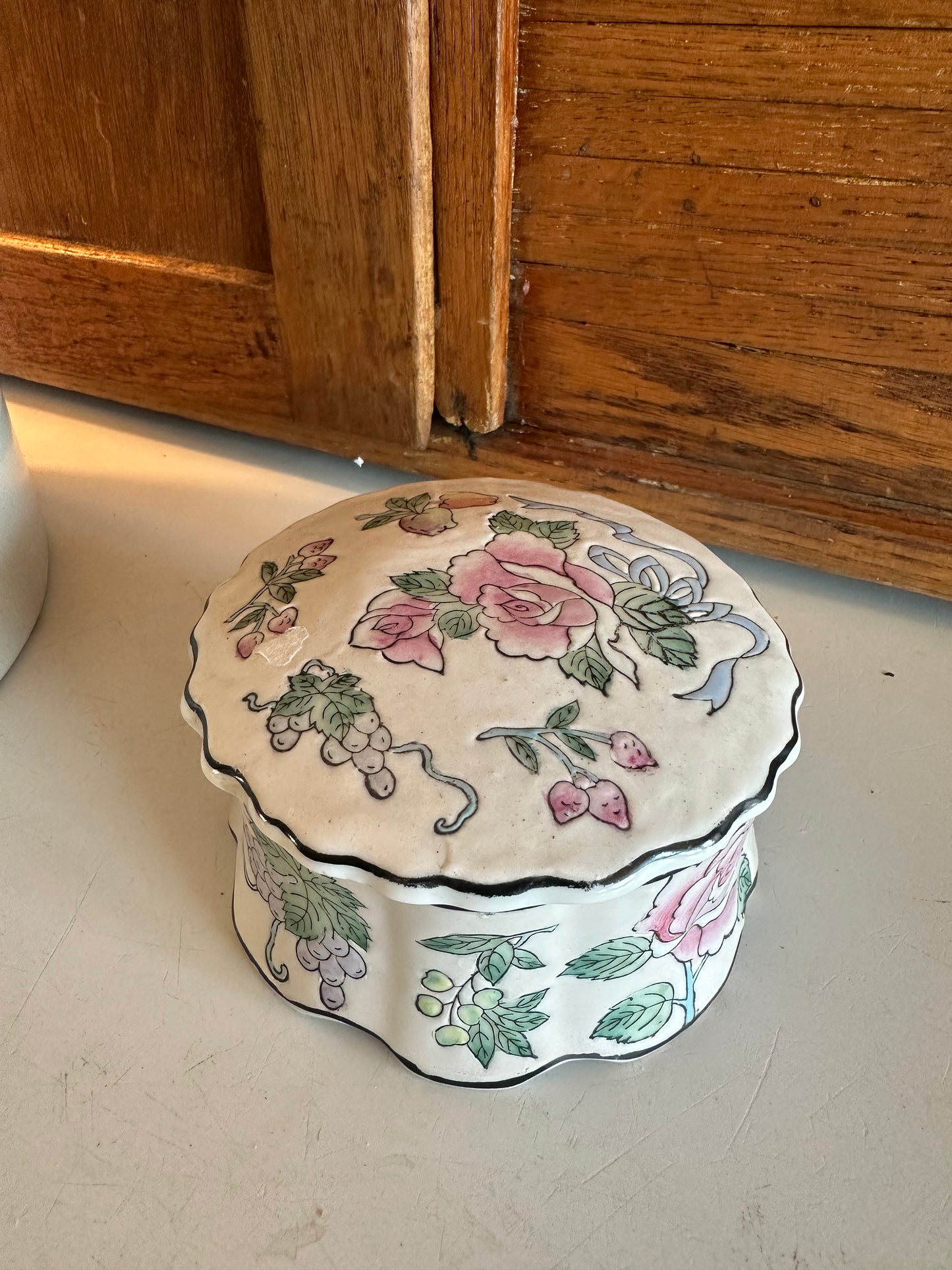 Floral Trinket Box