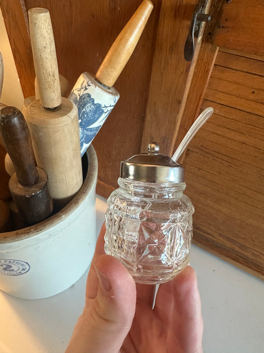 Crystal Salt/Sugar Cellar